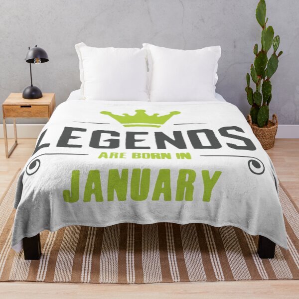 Item preview, Legends Are Born In January designed and sold by mouad naouiri.