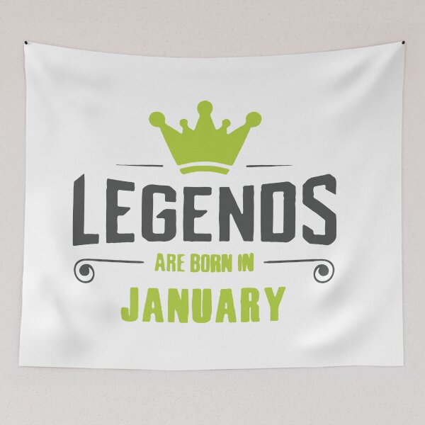Item preview, Legends Are Born In January designed and sold by mouad naouiri.