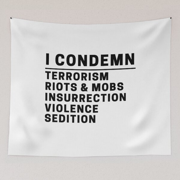 Item preview, I Condemn These Protests designed and sold by zonoma.