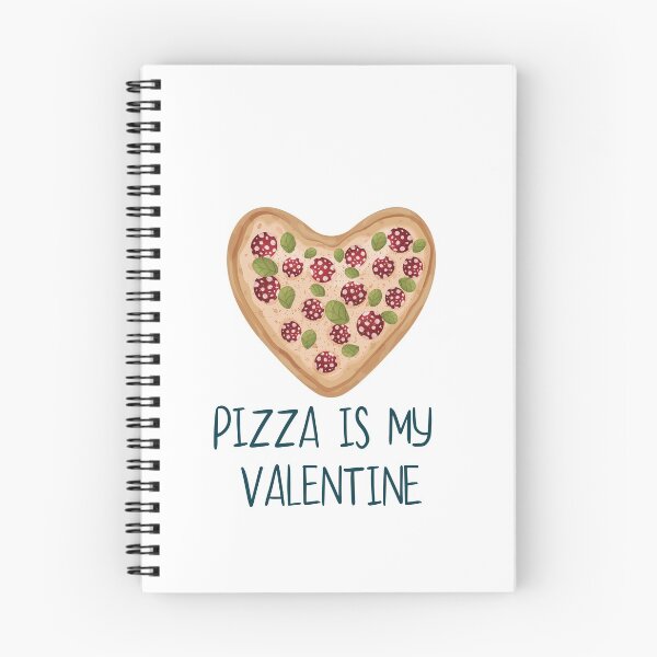 Item preview, Pizza is my Valentine | Funny Food Print designed and sold by C00KIESandMILK.