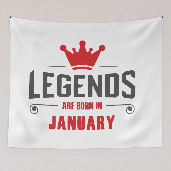 Item preview, Legends Are Born In January designed and sold by mouad naouiri.