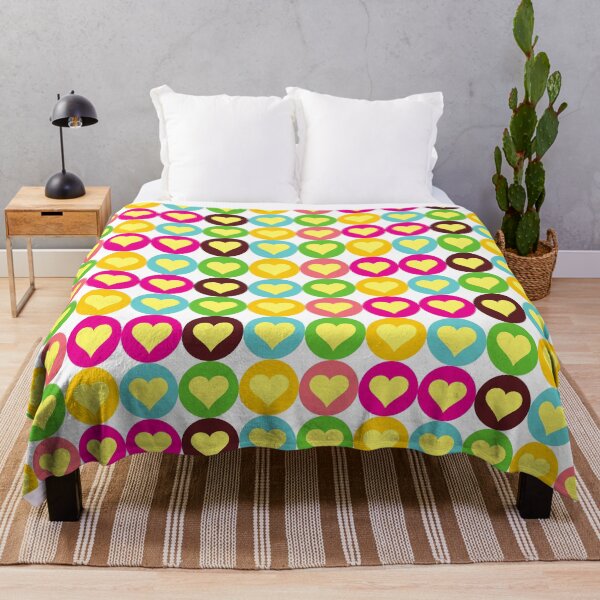 Item preview, retro coloful hearts, red hearts pattern, love, sticker, heart, romantic, designed and sold by prteacool.