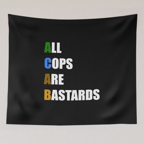 Item preview, ACAB All Cops Are Bastards designed and sold by Giovanni's  Brown Quotes.