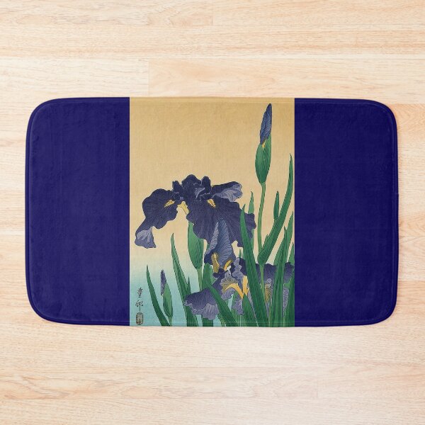 Item preview, Classic Vintage Japanese Ukiyo-e Violet Irises Art  designed and sold by RBEnt.