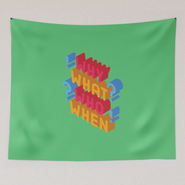 Item preview, Why what who when designed and sold by Suzie-Mara.
