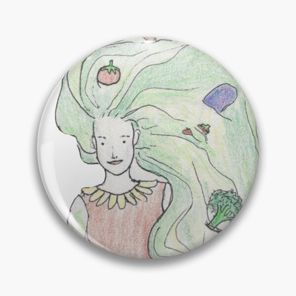 Item preview, Veggie Woman! designed and sold by ArtChildGalore.