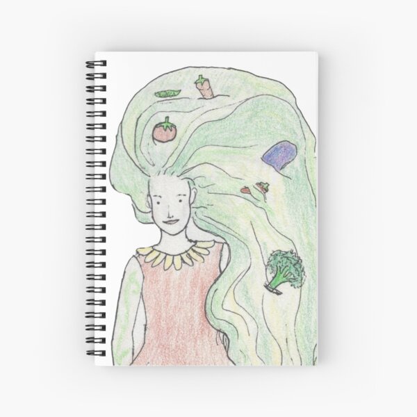 Veggie Woman! Spiral Notebook