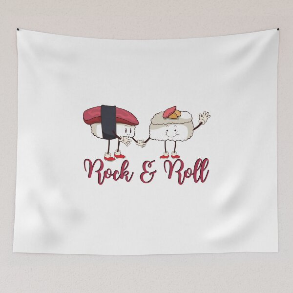 Item preview, Rock And Roll Sushi, Funny Gift for Sushi Lovers designed and sold by AmazingEcraft.