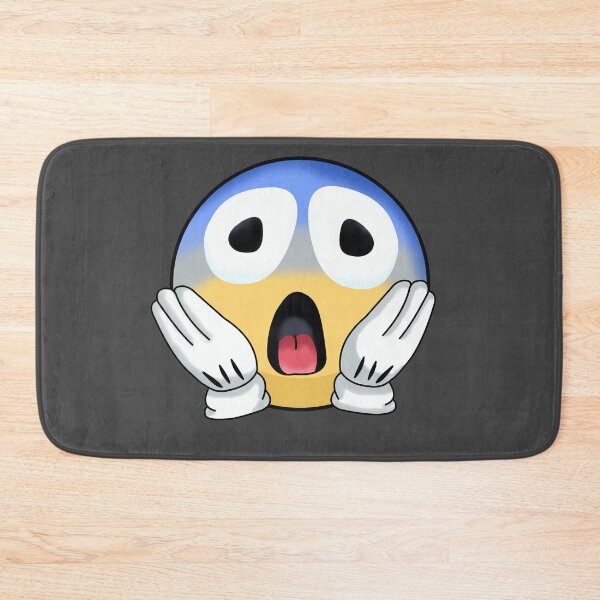 Item preview, amazed emoji - black designed and sold by ZiphGames.
