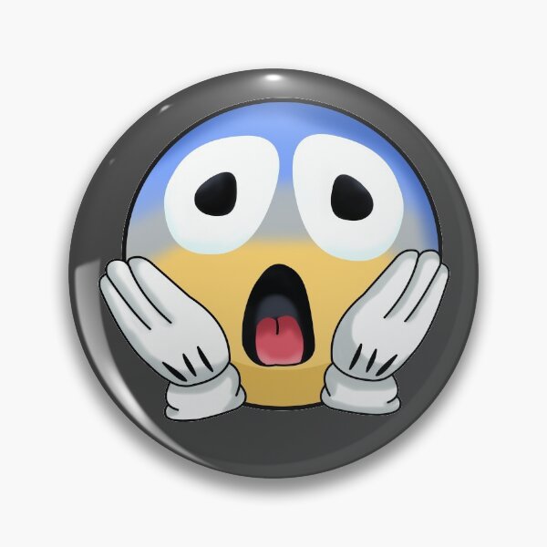 Item preview, amazed emoji - black designed and sold by ZiphGames.