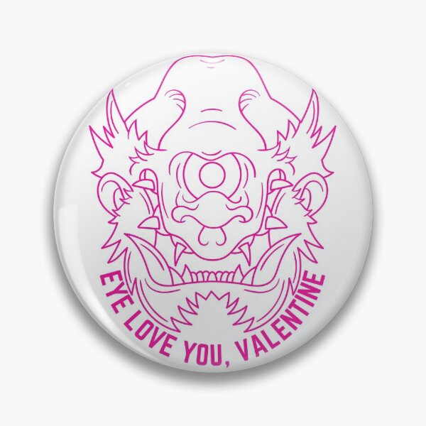 Item preview, Eye Love You, Valentine- Cyclops (Pink) designed and sold by killjoyfucker.