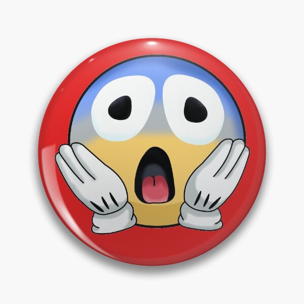 Item preview, amazed emoji - red designed and sold by ZiphGames.