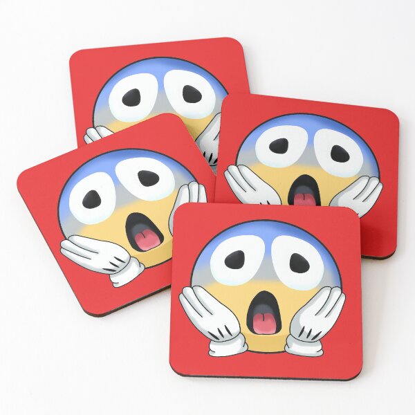 Item preview, amazed emoji - red designed and sold by ZiphGames.