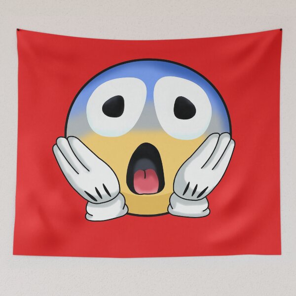Item preview, amazed emoji - red designed and sold by ZiphGames.
