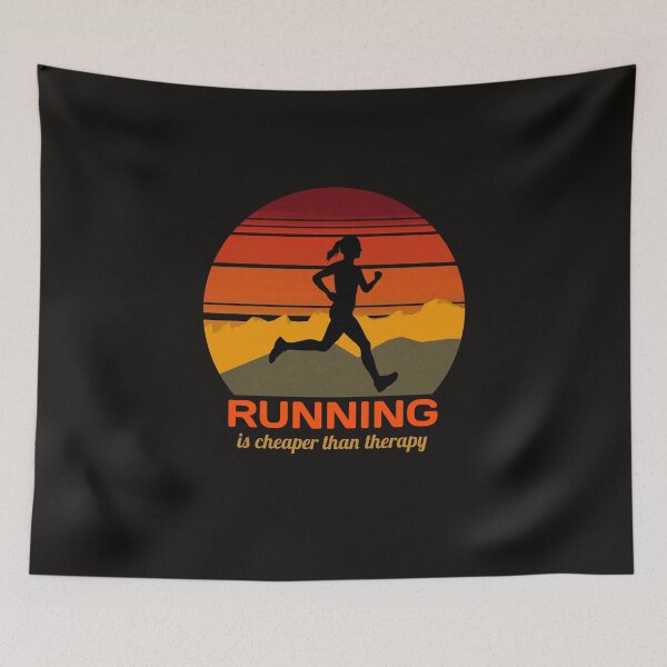 Item preview, Running Is Cheaper Than Therapy designed and sold by davestees506.