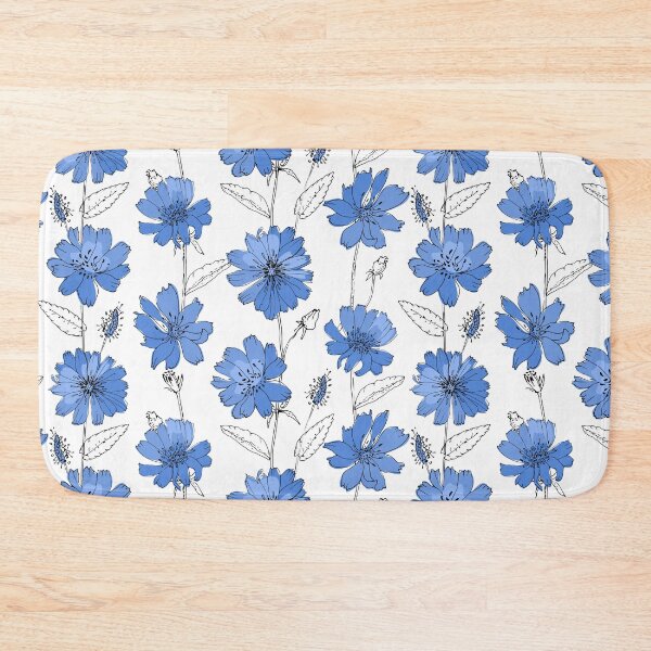 Item preview, Blue Cornflowers Pattern designed and sold by Jennifer Church.