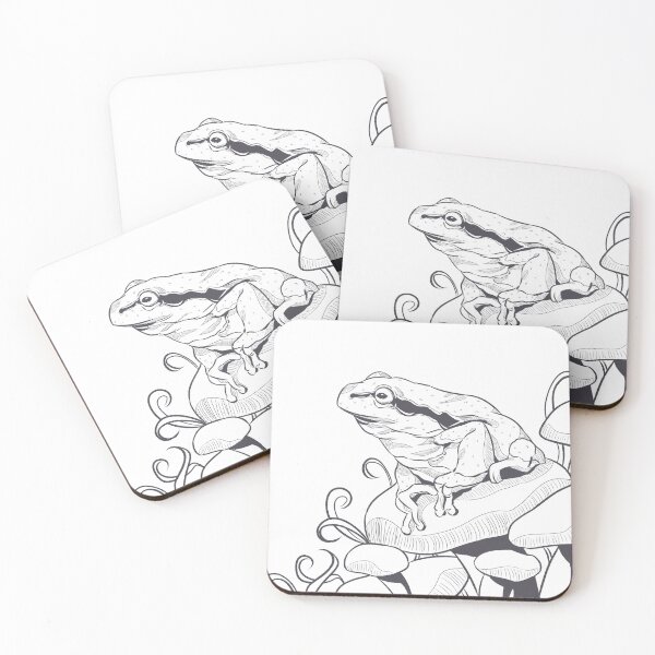 Item preview, Anthony the Frog on a Mushroom designed and sold by Shymoon-Art.