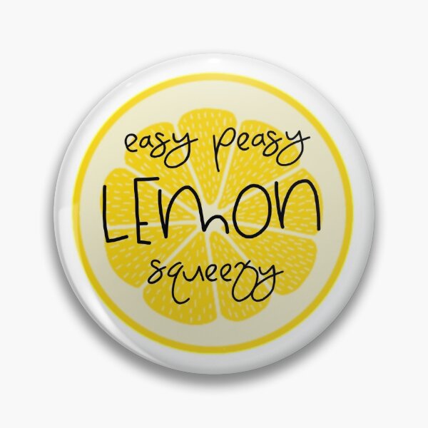 Item preview, Easy Peasy Lemon Squeezy Lemon Sticker designed and sold by Megan Knighten.