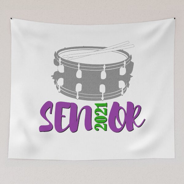 Item preview, Senior - Class of 2021 - Snare Drum designed and sold by BandMomDesigns.