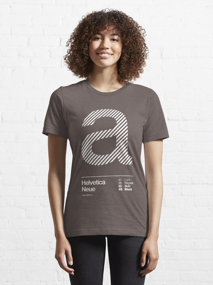 Alternate view of a .... Helvetica Neue Essential T-Shirt