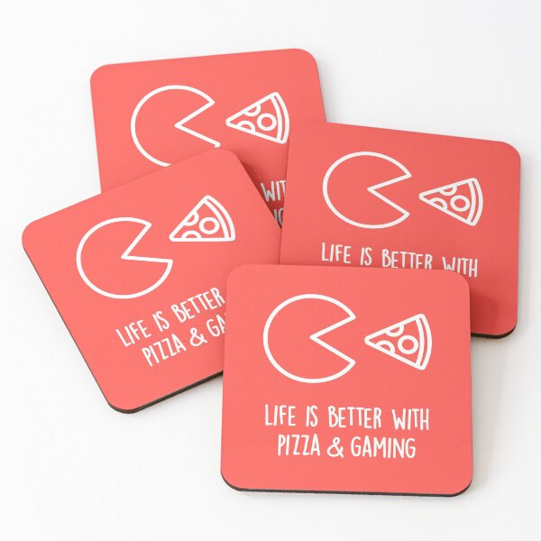 Item preview, Life Is Better With Pizza And Gaming - Gamer Gift designed and sold by HappyLime.