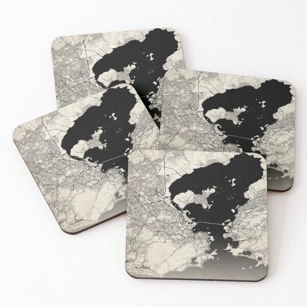 Item preview, Rio De Janerio Brazil Vintage Street Map With Co-ordinates designed and sold by RossWilson12.