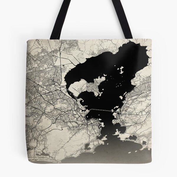 Item preview, Rio De Janerio Brazil Vintage Street Map With Co-ordinates designed and sold by RossWilson12.