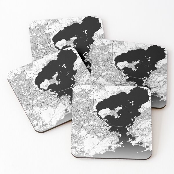 Item preview, Rio De Janerio Modern Street Map With Co-ordinates designed and sold by RossWilson12.