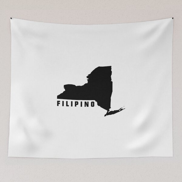 Aperçu de l'œuvre Filipino New York Filipino Pride créée et vendue par FilipinoMerch.
