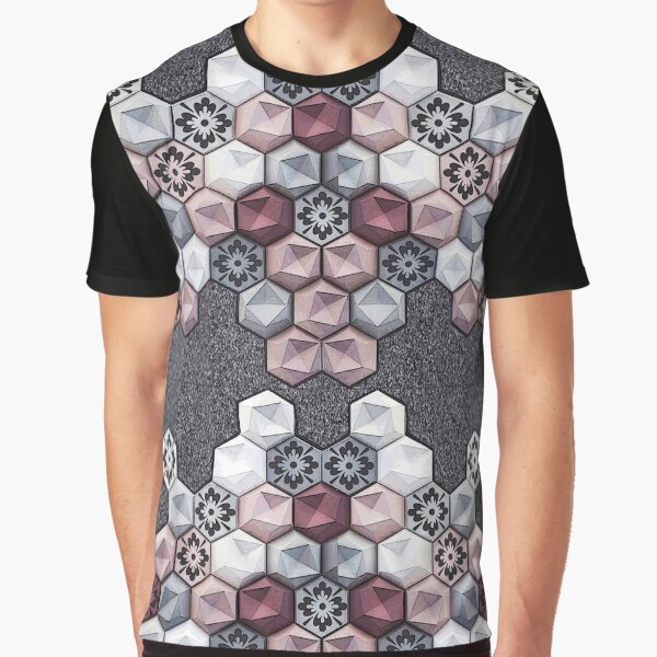 Vista previa del artículo con la obra «Hexagonal Delight», diseñado y vendido por MAMMAJAMMA.