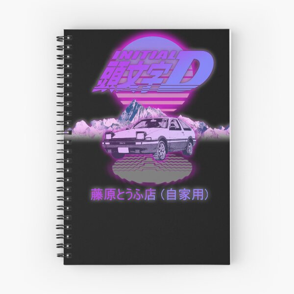 Item preview, Initial D AE86 RETRO SYNTHWAVE designed and sold by GeeknGo.