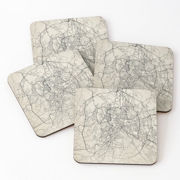 Item preview, Rome Italy Vintage Street Map With Co-ordinates designed and sold by RossWilson12.