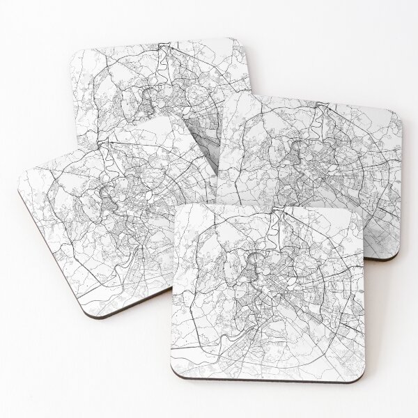Item preview, Rome Italy Modern Street Map With Co-ordinates designed and sold by RossWilson12.