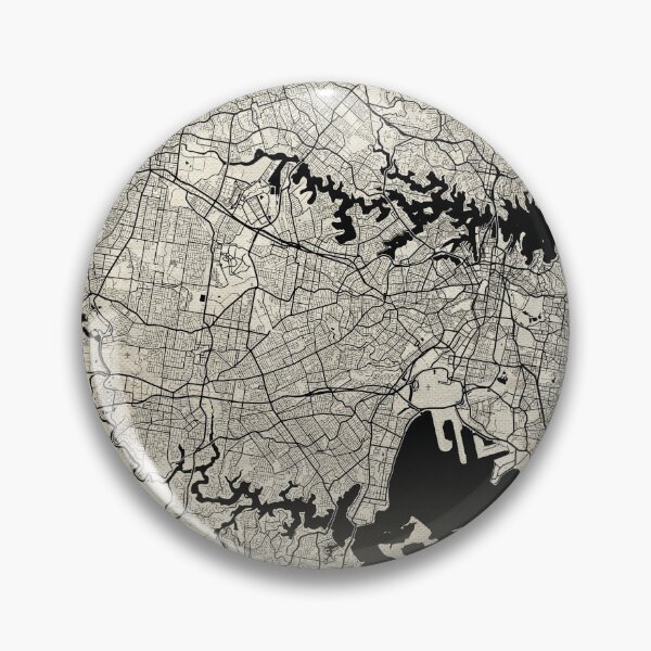 Item preview, Sydney Australia Vintage Street Map With Co-ordinates designed and sold by RossWilson12.