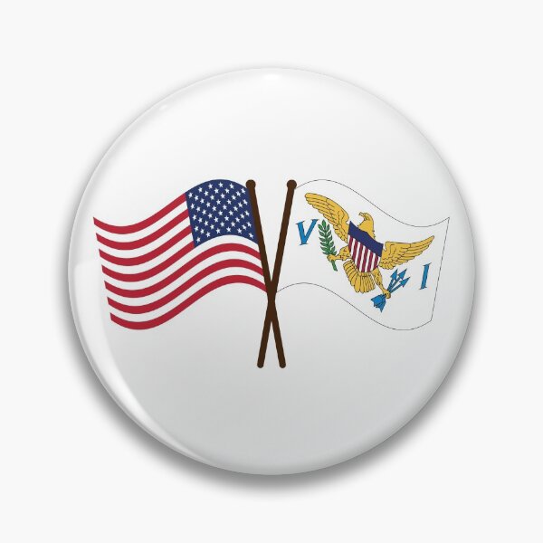Item preview, USVI USA Unity Flags designed and sold by IdentiTee Studios.