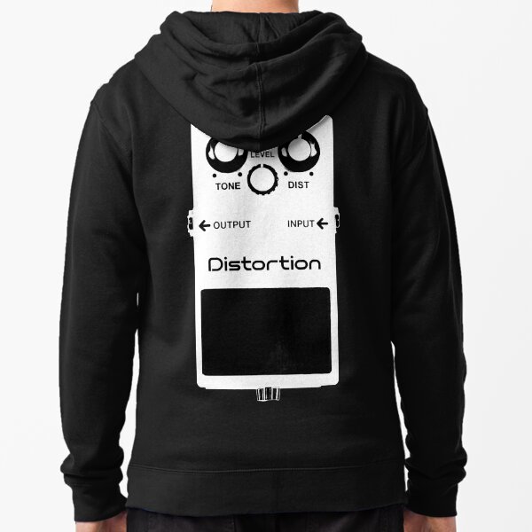 GUITAR PEDALS Recording Studio Engineer Guitarist Gear Foot Effect Pedals Music Illustration Sticker T-Shirt Zipped Hoodie