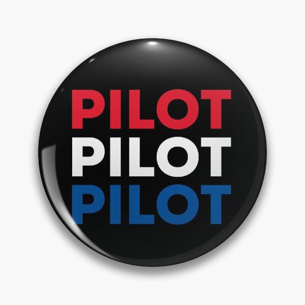 Item preview, Pilot Pilot Pilot Red White and Blue. Pilot Gift designed and sold by VFRZone.