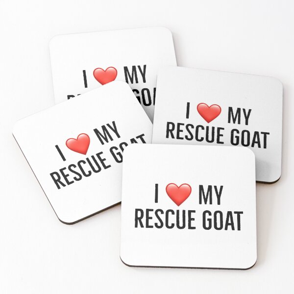 Item preview, I love my rescue goat designed and sold by Yviemakes.
