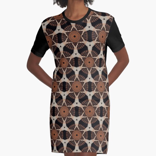 Woven wisdom Graphic T-Shirt Dress