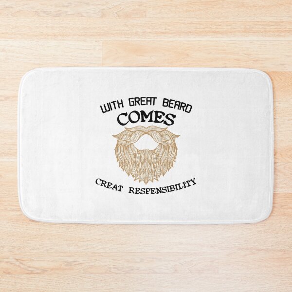 Item preview, With Great Beard Comes Creat Respensibility Classic T-shirt Gift Lover Beard Essential T-shirt, dads with beards T-shirt,dads with beards designed and sold by Achrafilla1.