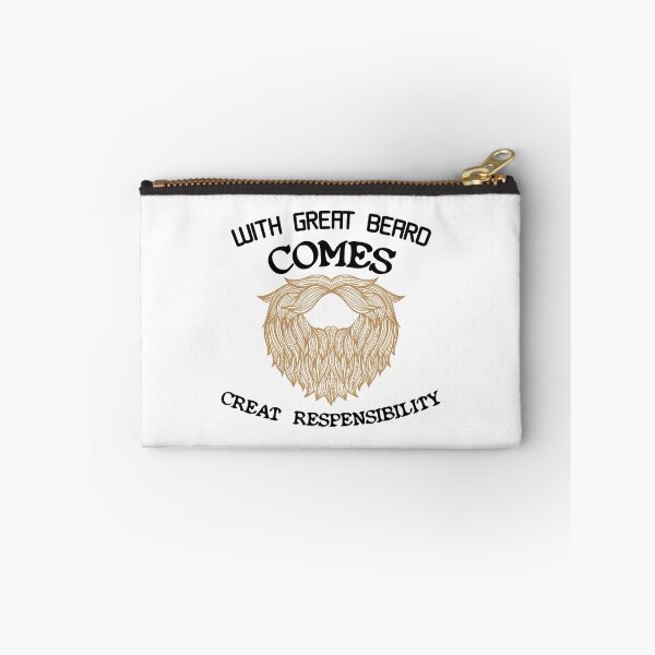 Item preview, With Great Beard Comes Creat Respensibility Classic T-shirt Gift Lover Beard Essential T-shirt, dads with beards T-shirt,dads with beards designed and sold by Achrafilla1.