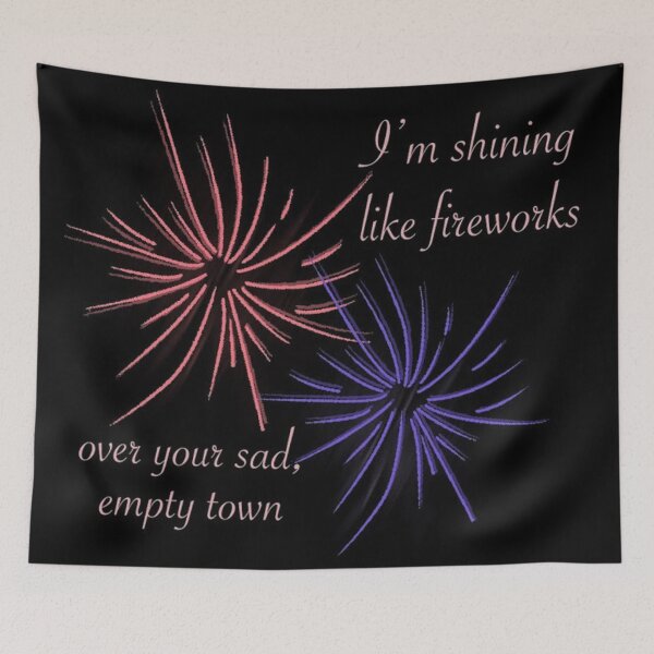 Item preview, Fireworks over your town designed and sold by ArtworkBySarahN.