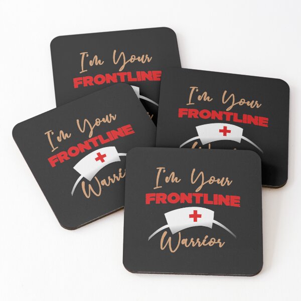 Item preview, I'm Your Frontline Warrior - Cool Clean Nurse Hat Graphics Gift designed and sold by leo121687.