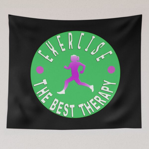 Item preview, EXERCICE THE BEST THERAPY - SUPER GIFT FOR SPORTY WOMEN; designed and sold by Ralek.
