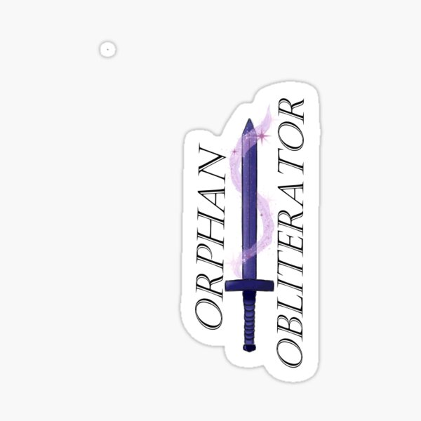 Technoblade's orphan obliterator Sticker