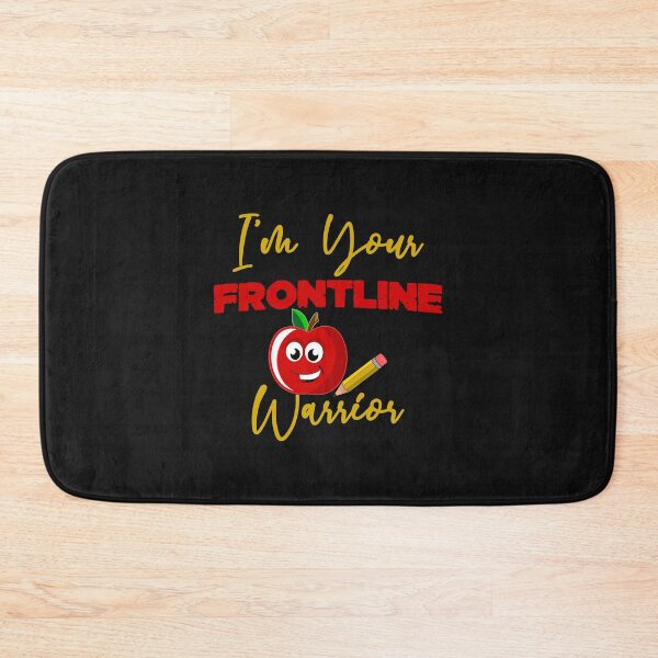Item preview, I'm Your Frontline Warrior - Cool Apple and Pencil For Student Teacher Gift Idea  designed and sold by leo121687.