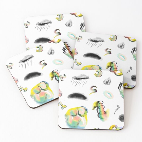 Item preview, Pattern 10 - Watercolor Rainbow Numbers designed and sold by Rainbow Infinity.