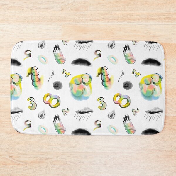 Item preview, Pattern 10 - Watercolor Rainbow Numbers designed and sold by Rainbow Infinity.