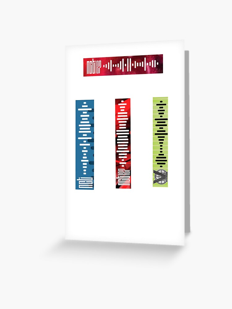 Nct Hoe Anthems Spotify Code Pack Greeting Card By Mintylix Redbubble