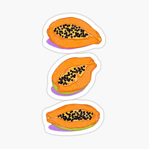 Papaya Sticker